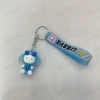 Creative and popular animal-themed soft rubber keychain strawberry-themed 3D figurine pendant Application Scenario